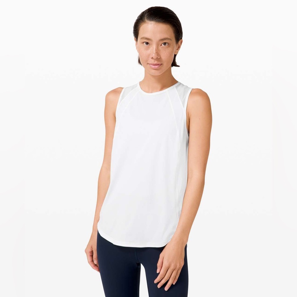 Lululemon Sculpt Tank Top in White Size 4